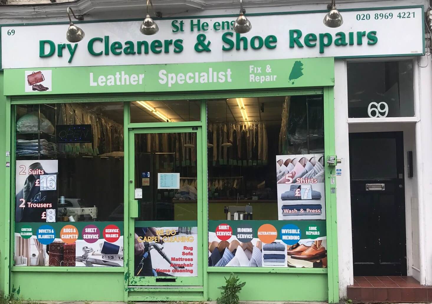 Specialist deals shoe repairs